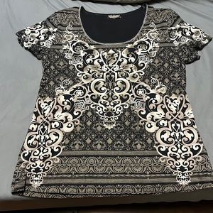 ornate design tee shirt